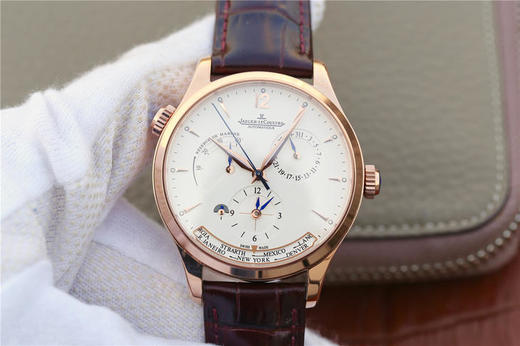 TW积家大师两地时系列1422521男士多功能腕表（升级版:1、机芯机构升级更接近原装，2、字面细节升级，3、所有功能和原装同步），42mm 商品图1