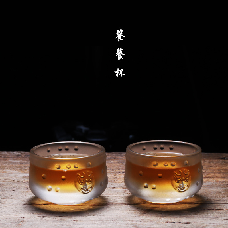 功夫小茶杯 品茗杯 琉璃茶具 单杯