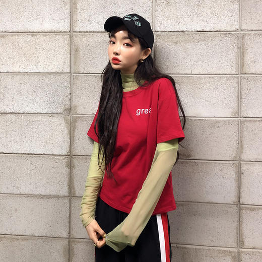 韩都衣舍2019夏装新款女装韩版裤装套装短袖时尚套装LZ8582烎 商品图1