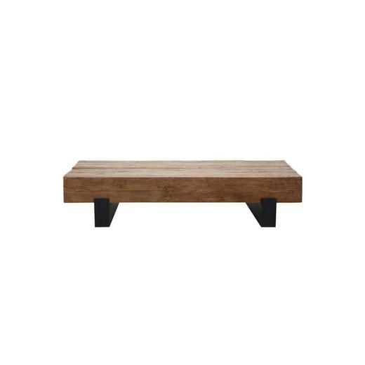 新做柚木+铁腿原木家具IF18-121矮桌茶几矮茶桌QQ18110017 Newly made Teak wood+iron Coffee table 商品图0