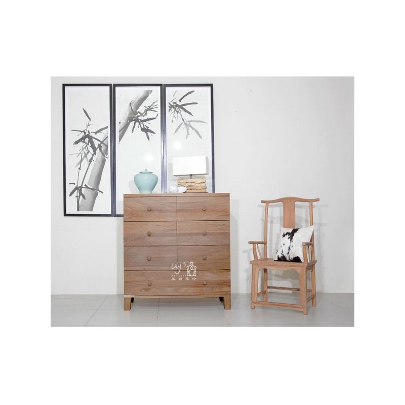 异形实木七斗柜