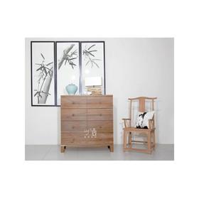 异形实木七斗柜