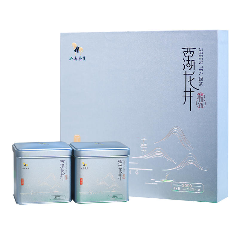 八马茶业|2019春茶预售 西湖龙井明前龙井春茶礼盒240g be1003