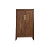 新仿黑胡桃木+贴皮板新中式面条柜中号柜柜子QN1611001676 Newly made Black walnut wood Reproduction Ming cabinet 商品缩略图0