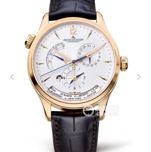 TW积家大师两地时系列1422521男士多功能腕表（升级版:1、机芯机构升级更接近原装，2、字面细节升级，3、所有功能和原装同步），42mm 商品图0