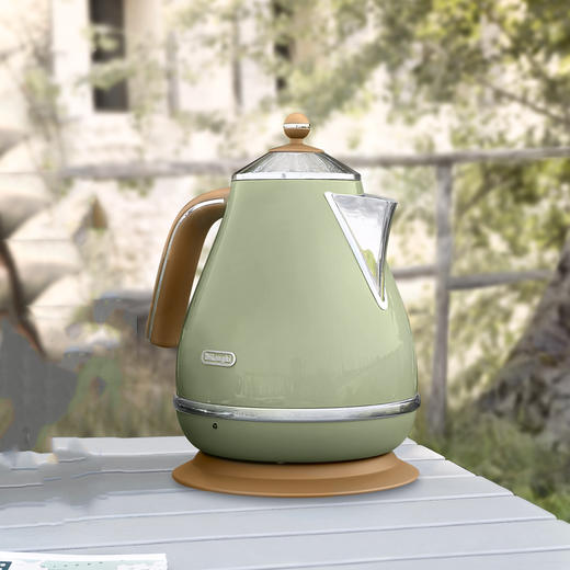 Delonghi 德龙 KBOV2001 电水壶 颜色:橄榄绿、海 洋蓝、甜蜜奶油 色 商品图7