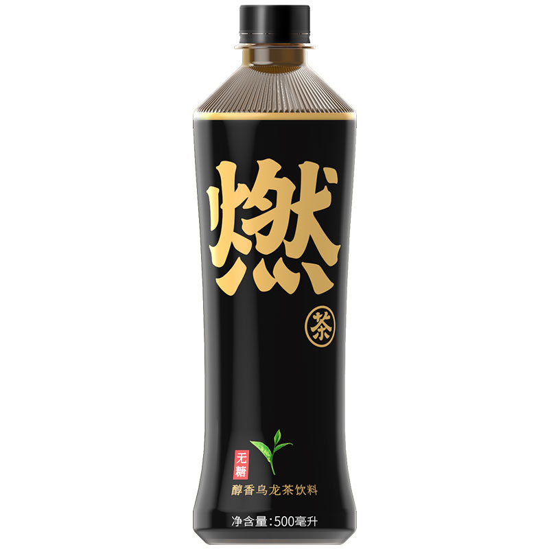 元気森林 燃茶【元气燃茶 膳食纤维无糖乌龙茶饮料(醇香)】 500ml/瓶