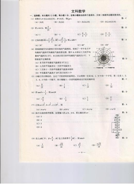 2016年高考试题及答案电子版 商品图0