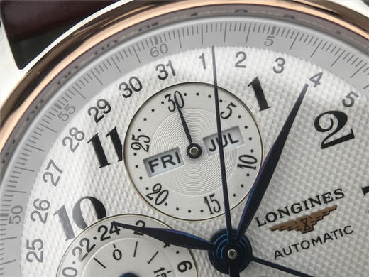 3M浪琴名匠优雅系列42mm大号月相男表，官方型号L2.773.5.78.7（具体型号看颜色搭配），100%原装分解开模生产，全线按正品工序组装 商品图4