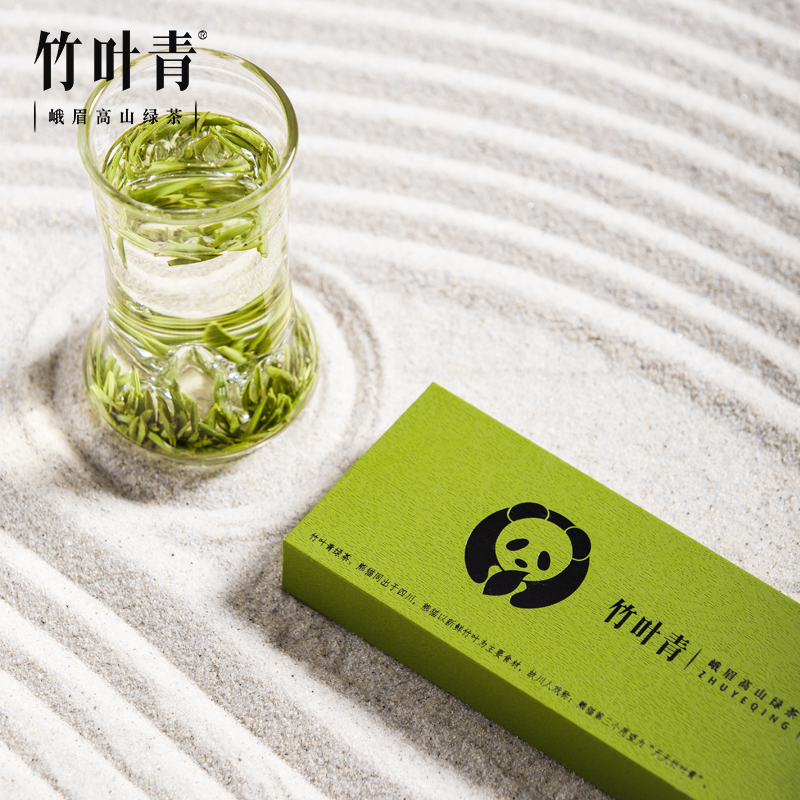 【2019春茶现货】竹叶青茶叶峨眉高山绿茶特级(品味)礼盒 80g