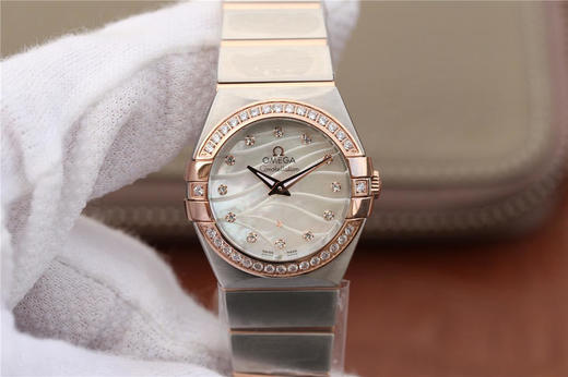 v6欧米茄星座系列27毫米石英腕表 ，每个零件都是原装开模，1仿表史上首次搭载原装正品欧米茄1376专用机芯（用的正品的机芯） 商品图0