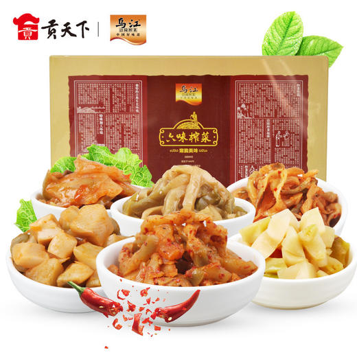 重庆乌江榨菜六味480g 礼盒装 商品图0