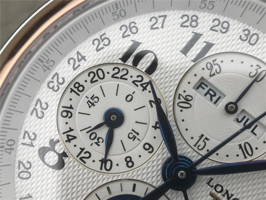 3M浪琴名匠优雅系列42mm大号月相男表，官方型号L2.773.5.78.7（具体型号看颜色搭配），100%原装分解开模生产，全线按正品工序组装 商品图5