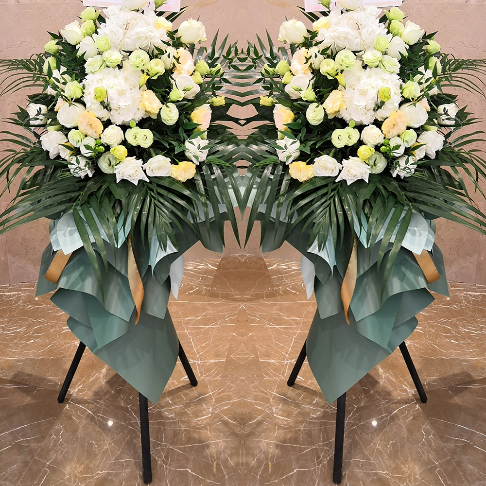 单个开业花篮-创意高档气球三脚架欧式开业花篮送开张