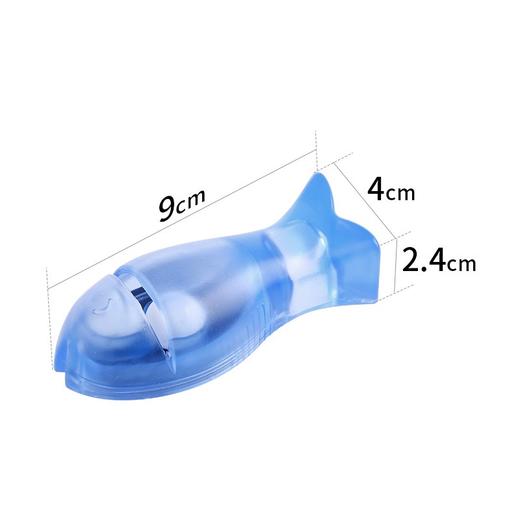 MARNA鱼型迷你磨刀器创意钝刀剪刀手动磨刀工具防滑 商品图2