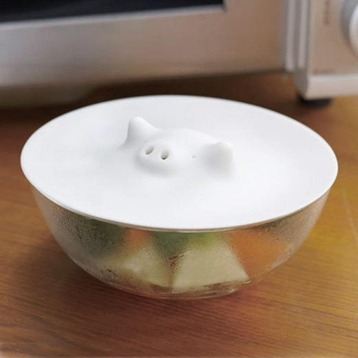 Marna 可爱小猪雪平锅防溢锅盖 商品图3