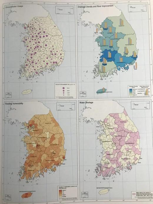 韩国国家地图集 配大量插图 布面精装8开带书匣 商品图11