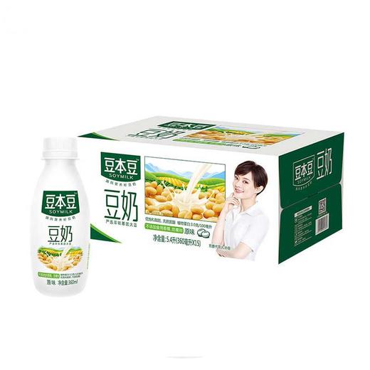 胶瓶豆本豆原味豆奶360ML*15瓶 商品图0