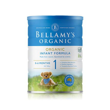【直邮●包邮包税】澳洲 Bellamys 贝拉米婴儿有机奶粉 1段/2段/3段 900g 商品图0