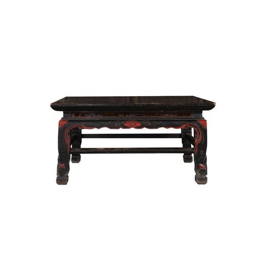 清晚期云南核桃木矮方桌茶几 QQ11090038120 商品图0