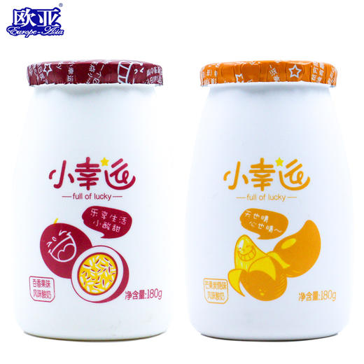 【新品推荐】欧亚小幸运低温酸奶180g*12瓶 商品图1