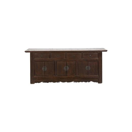 清晚期核桃木明清老家具连体柜玄关柜边柜Q0603023955 Antique Walnut wood Buffet cabinet 商品图0