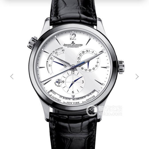 TW积家大师两地时系列1428421男士多功能腕表（升级版:1、机芯机构升级更接近原装，2、字面细节升级，3、所有功能和原装同步），42mm 商品图0