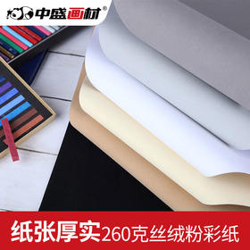 哈内姆勒 色粉用纸260克Velour丝绒粉彩纸 内里卡纸多元纸面