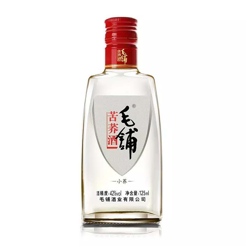 小毛铺荞香型42度125ml24瓶送1支本品