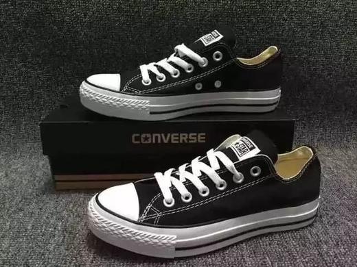 匡威经典纯黑帆布鞋！错过了绝对是要拍大腿的！必入款！人手两双 商品图2