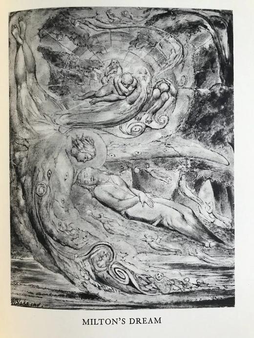 双面书威廉布莱克插图 弥尔顿《欢乐颂》《沉思颂》 配精美插图 精装16开带书匣 商品图7