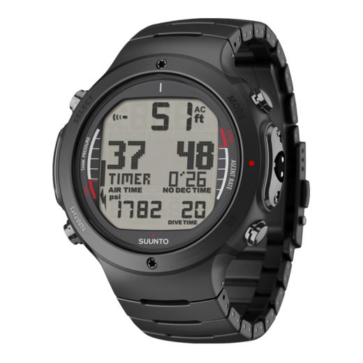 国行 2年质保 SUUNTO D6I 芬兰 炫酷黑钢带潜水电脑表 全球限量版 商品图2