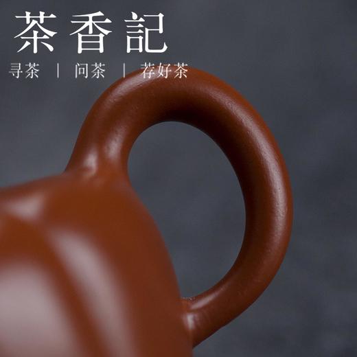 茶香记 朱泥大红袍紫砂壶鸿运  微雕 范晓丽 赵秋实  功夫茶具 宜兴紫砂壶 商品图2