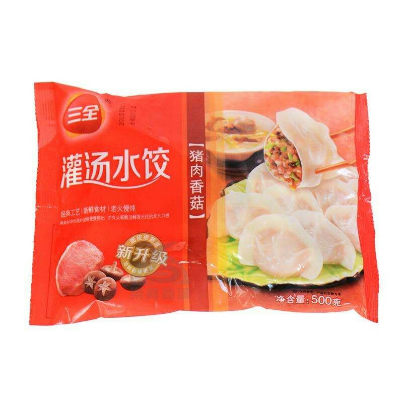 【水饺】三全水饺猪肉香菇500g/袋
