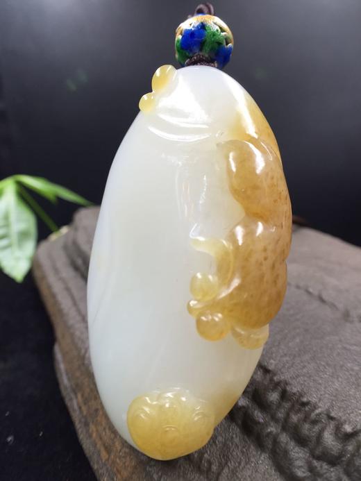 【连年有余】和田玉（羊脂玉）挂件 商品图1
