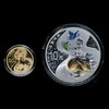 2017吉祥文化 瓜瓞绵绵金银币 商品缩略图0