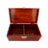 如玉亮光双面凸云子套装 红酸木外木盒+花梨木棋罐+如玉亮光双面凸云子 商品缩略图1
