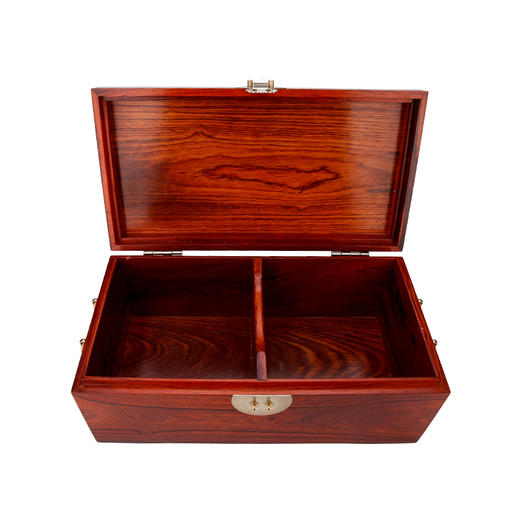 如玉亮光双面凸云子套装 红酸木外木盒+花梨木棋罐+如玉亮光双面凸云子 商品图1