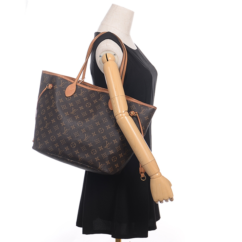 b级 louis vuitton 路易威登 lv never full 中号棕色