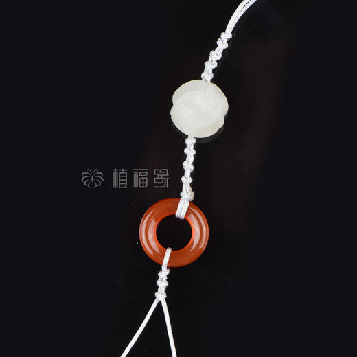 银镶粉素隐花团扇-ZX709039 商品图5
