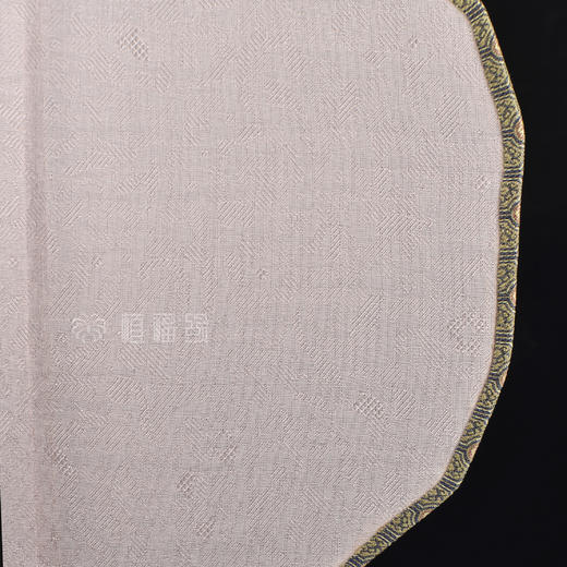 银镶粉素隐花团扇-ZX709039 商品图1