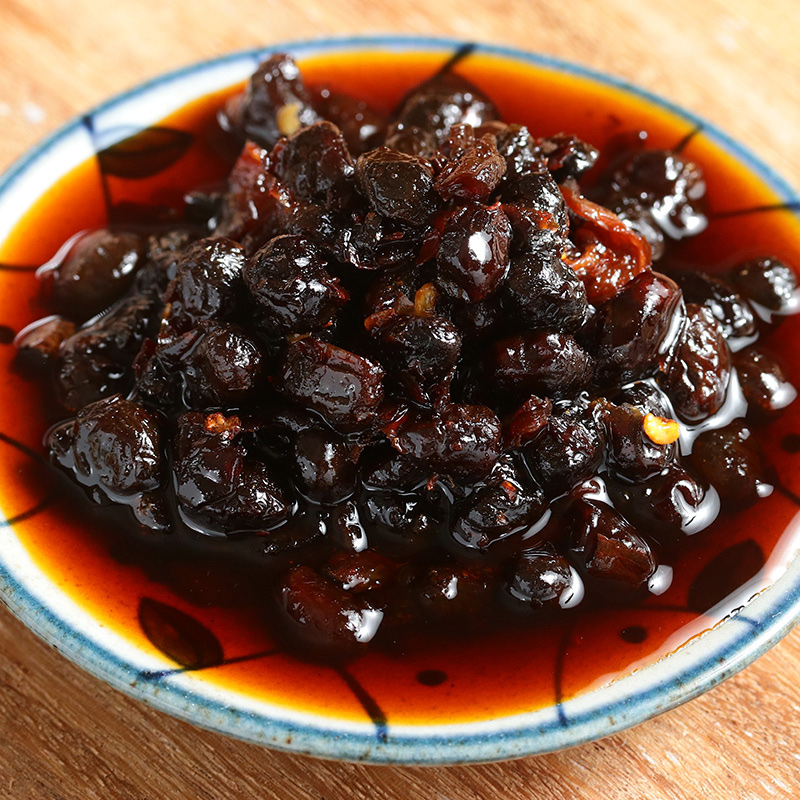 丛山牌油豆豉200g*3瓶炒菜蒸鱼豆豉油美味下饭菜小吃