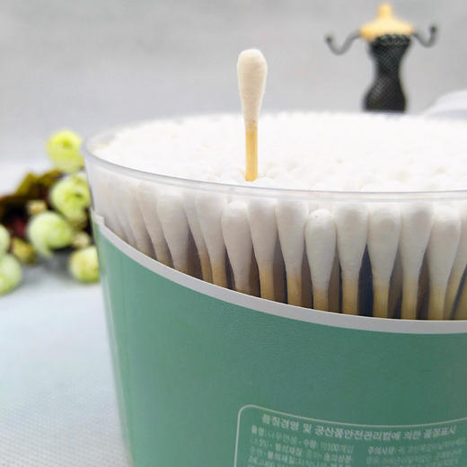 【洁净无菌防感染】双头一次性棉签500支 ZMCJAa1 商品图3