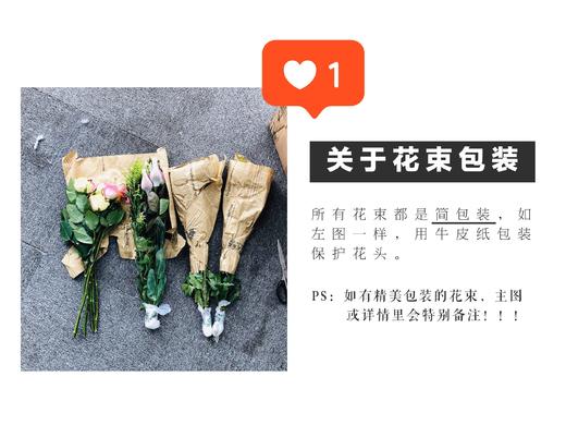 星空花束，白桔梗1支，红袖4支，尤加利小叶1支，紫边康5支 商品图1