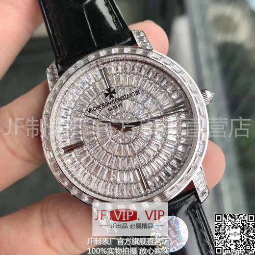 N江诗丹顿（Vacheron Constantin)传承系列机械男表，和原装一样尺寸一样重量！42mm x 6mm，超薄机械表，搭载原装进口9015机械机芯 商品图6
