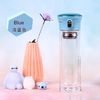 【百汇到家】匡迪弹盖双层女士玻璃杯220ML 商品缩略图1
