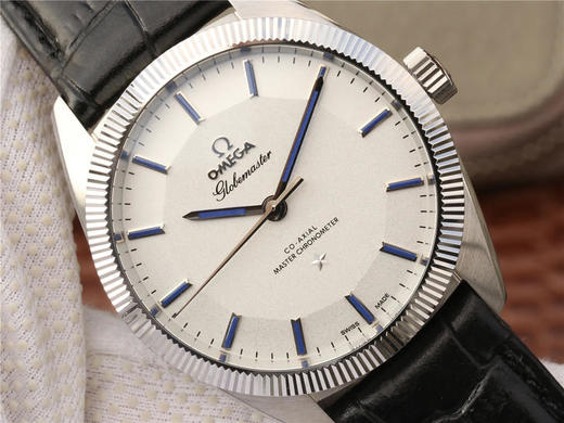 XF欧米茄星座尊霸系列，复古牙圈优雅设计，尺寸39x10mm，zui新改8900自动机械机芯，316L不锈钢表壳，牛皮表带，针扣，防水50米 商品图4