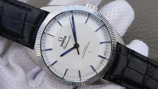 XF欧米茄星座尊霸系列，复古牙圈优雅设计，尺寸39x10mm，zui新改8900自动机械机芯，316L不锈钢表壳，牛皮表带，针扣，防水50米 商品图0