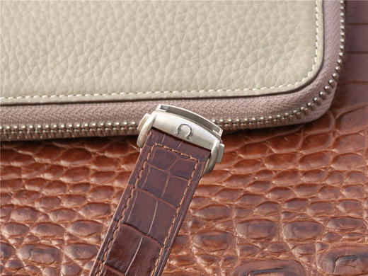 XF欧米茄星座尊霸系列，复古牙圈优雅设计，尺寸39x10mm，zui新改8900自动机械机芯，316L不锈钢表壳，牛皮表带，针扣，防水50米 商品图6