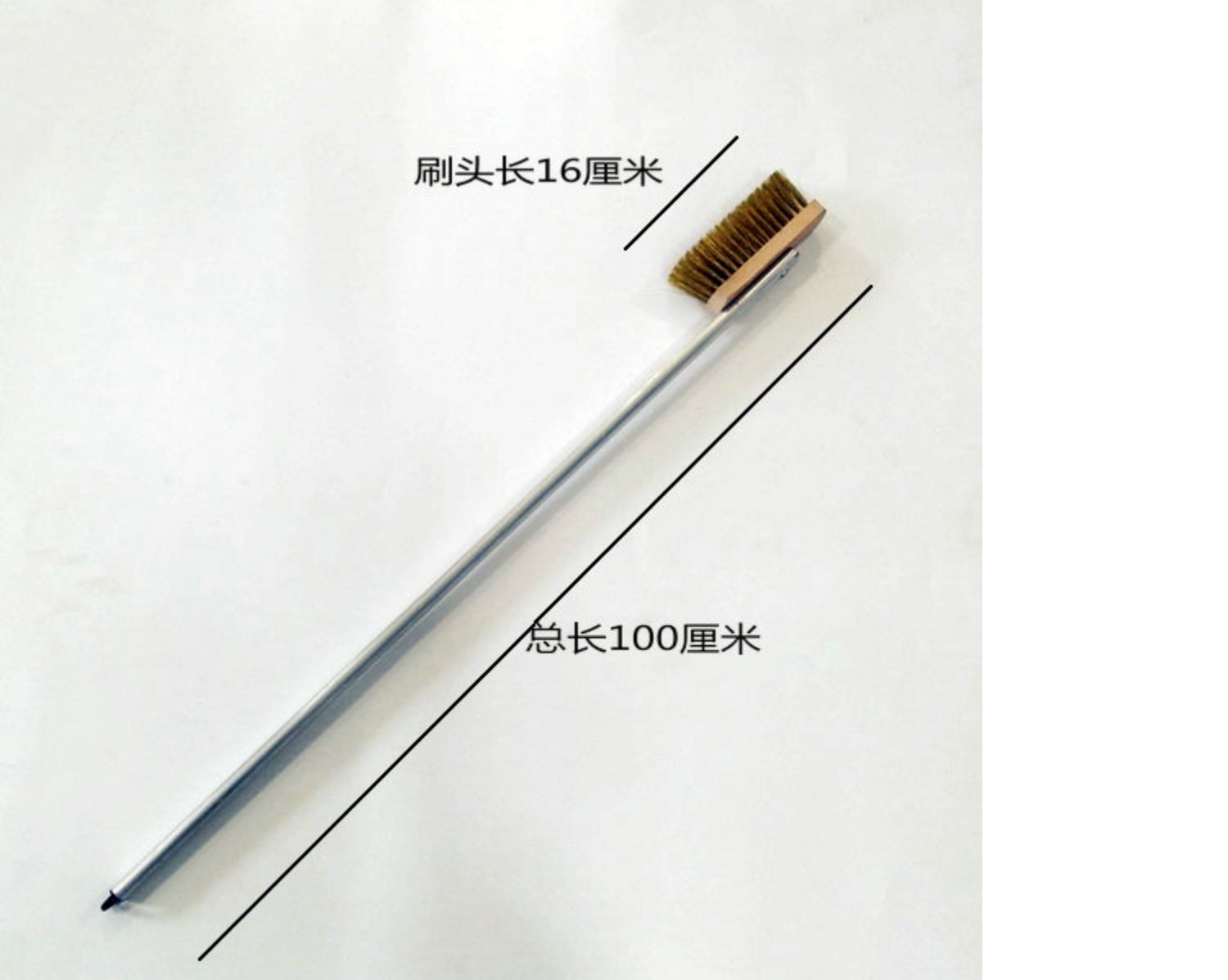 lu-kls欧罗巴披萨烤箱清洁刷 铜丝刷长柄刷鬃毛刷 披萨烤箱工具刷包邮